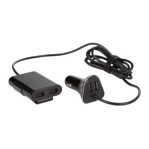 Chargeur allume-cigare USB CARSUSB24 - GO TRONIC