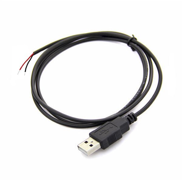 Cordon USB vers fils 5 Vcc/GND USB2M - Adaptateurs USB