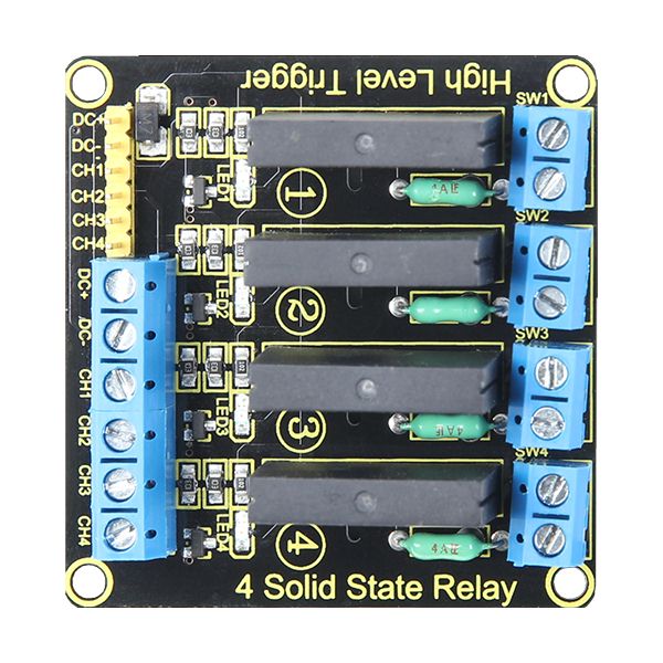Module à 4 relais statiques SSR01 Joy-It - Modules à relais